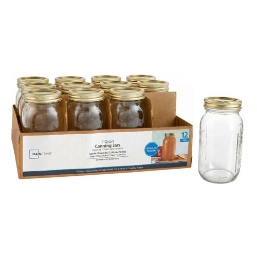 Mainstays mason jars - mainstays,