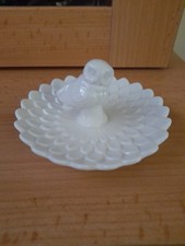 Vintage White Porcelain Owl