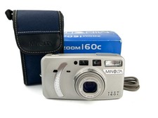 Minolta Zoom 160C Film Camera Compact 35mm Point and Shoot - EXC + Boxed + More