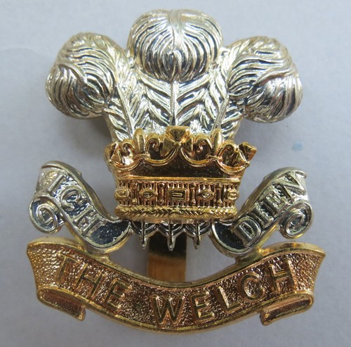 Military cap badge - military, welch
