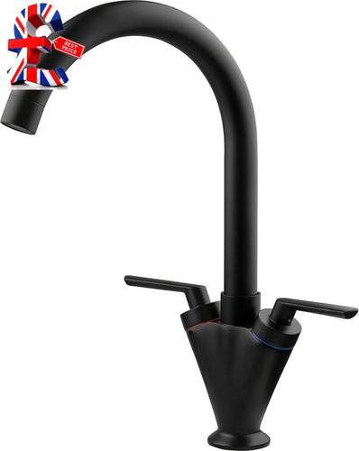 Swan dual lever black kitchen - swan,