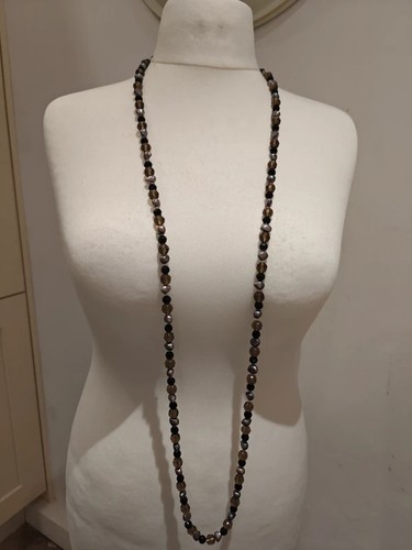 Longline silver grey baroque - grey,
