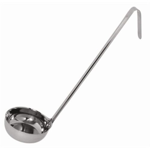 Flat bottom ladle stainless - flat,