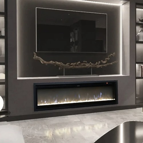 Black inch electric fire - 60,