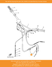 YAMAHA Throttle Cable Assy