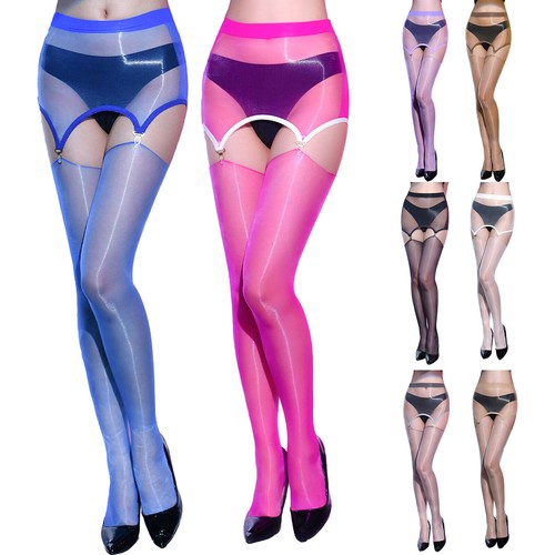 Oily shiny pantyhose high - oily,