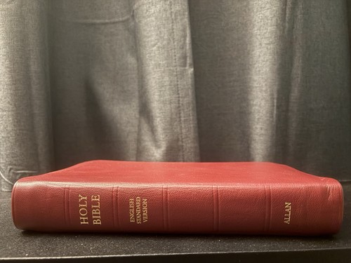 Esv red goatskin leather - esv, bible