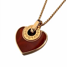 AUTH BVLGARI CARNELIAN QUO?NE