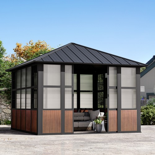 Sunroom hardtop gazebo - sunroom,
