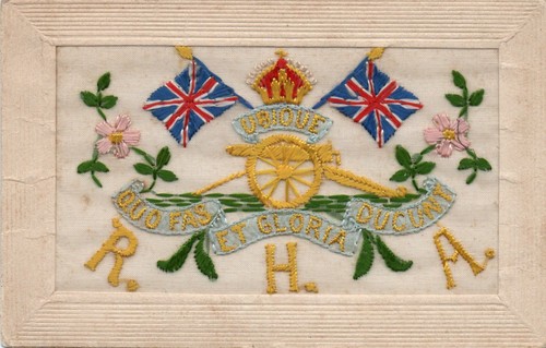 Ww1 patriotic embroidered silk - patriotic,
