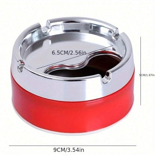 New stainless steel ashtray - stainless,