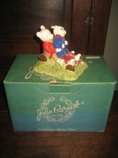 Boxed 4 1/4" Beswick Rupert Bear & Algy Pug Go-Carting Figurine