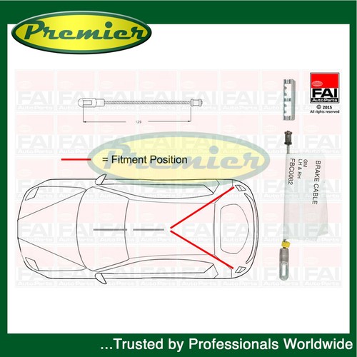 Premier rear hand brake - rear,