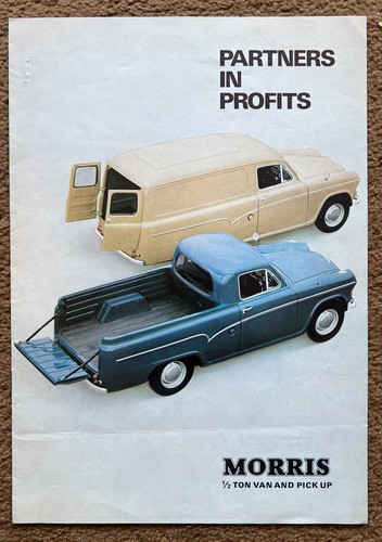 Morris half ton van - half, up