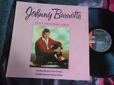 JOHNNY BURNETTE " TENTH ANNIVERSARY ALBUM " LP  Vinyl Sunset  SLS 50413