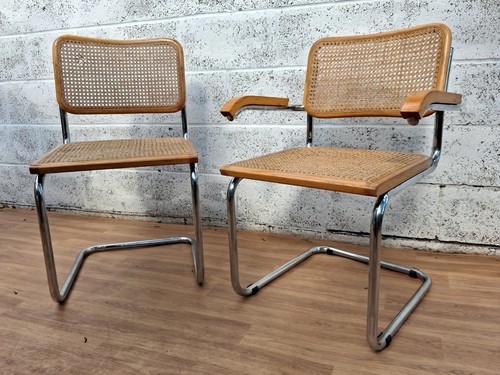 Pair vintage cesca dining - pair,