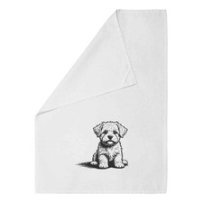 'Maltese Puppy Sitting' White