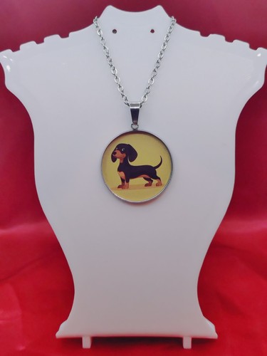 Dachshund necklace stainless - necklace,