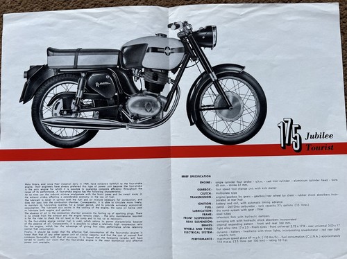 Gilera jubilee tourist motor - jubilee,