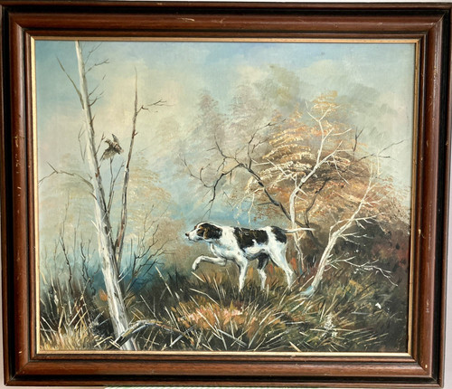 Vintage oil painting - vintage,