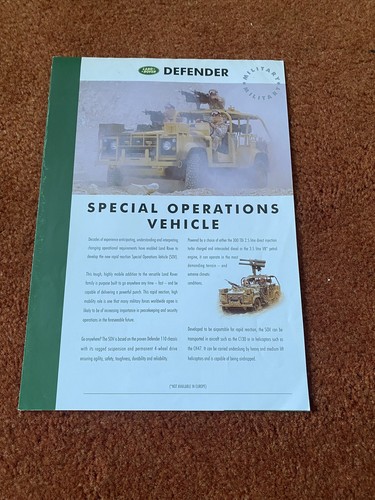 Land rover special operations - land,