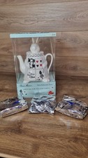 Alice In Wonderland Large Porcelain Tea Pot unused Christmas gift present