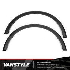 FITS VW CRAFTER 17  GENUINE VW BLACK SWAMPE REAR WHEEL ARCH COVERS MOULDINGS