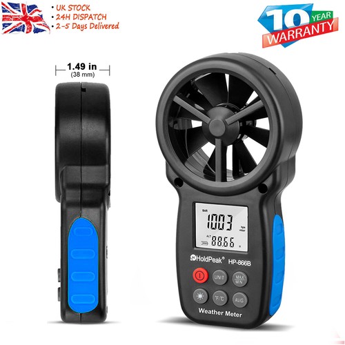 Lcd digital anemometer wind - lcd,