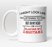 Playing My Guitar Mug - Fun