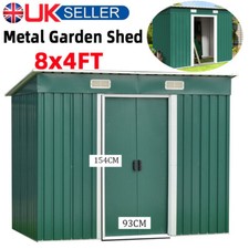 4X8FT Metal Garden Metal Shed
