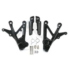 Front Footrest Foot Pegs For Honda CBR600 F4 1999-2000 CBR600F4i 2001-2006 Black