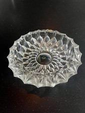 Vintage Royal Solent Yacht Club Glass Ashtray Yarmouth Isle of Wight IOW Sailing