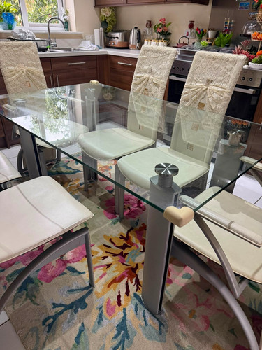 Rectangular glass top dining - rectangular,