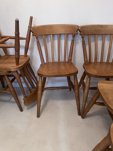 Wooden dining chairs set - set, of