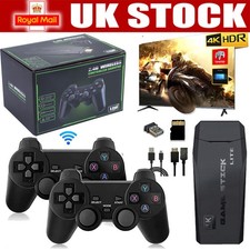 Retro Video Game Console 4K HD TV Game Stick Ink.2 Wireless Controller 20000+