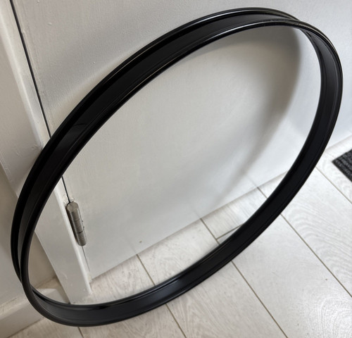 Metal bass drum hoop black - metal,