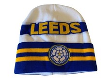 LEEDS UNITED FOOTBALL BEANIE