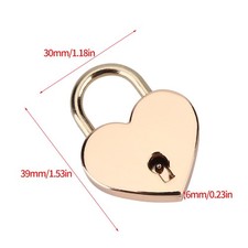 C-2 Sets Heart Shaped Padlock