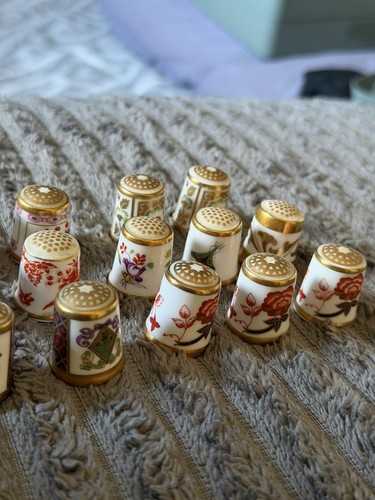 Royal crown derby thimbles - derby,