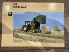 John Deere 550 Round Baler Vintage A4 Brochure