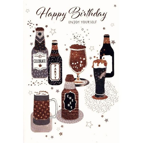 Open male happy birthday - male,