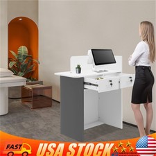 Modern front desk reception - modern,