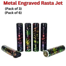 METAL ENGRAVED RASTA Jet Flame