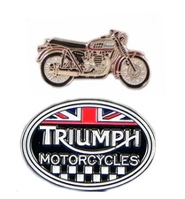 2 x Bonneville Metal Enamel