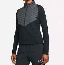Size L 14-16 Nike Therma-FIT Run Division Women s Hybrid Running Jacket Black