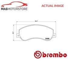 BRAKE PADS SET BRAKING PAD