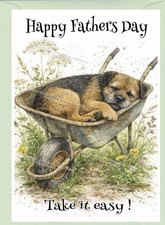 Border Terrier Dog Fathers Day