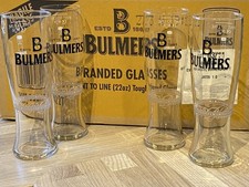 4 x New Bulmers Pint Glasses
