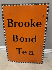 Large Enamal Sign Brooke Bond