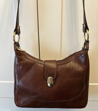 Valentina Brown Leather Handbag - Beautiful Quality 